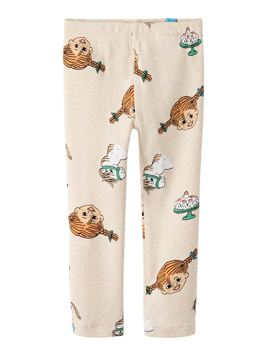Pippi Långstrump byxor, ribbade leggings med pippi och Lilla Gubben.
NMFSOCA PIPPI LEGGING SKY
13254864