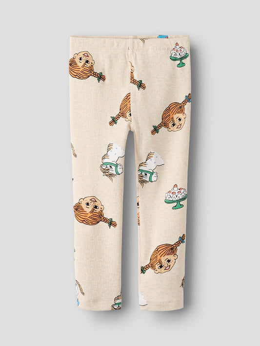Pippi Långstrump byxor, ribbade leggings med pippi och Lilla Gubben.
NMFSOCA PIPPI LEGGING SKY
13254864