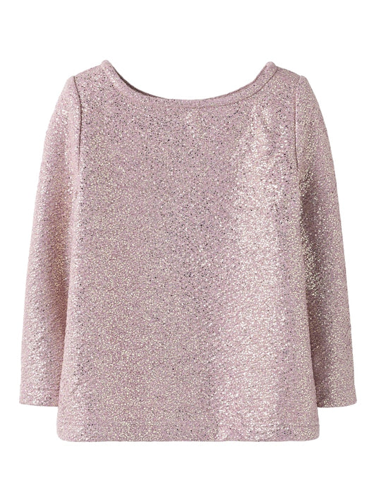 Rosa glitter topp med rosett bak i nacken. Söt festlig tröja till flicka från Name it.
NMFDITSA LS TOP
13256276