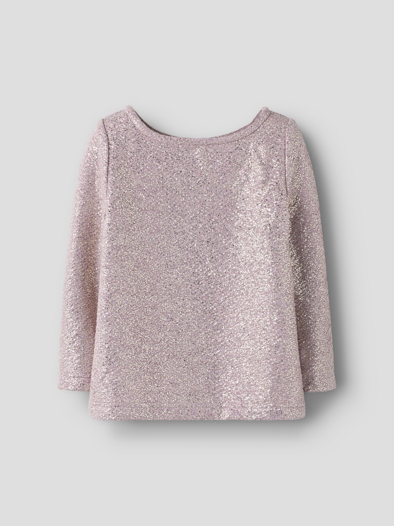 Rosa glitter topp med rosett bak i nacken. Söt festlig tröja till flicka från Name it.
NMFDITSA LS TOP
13256276