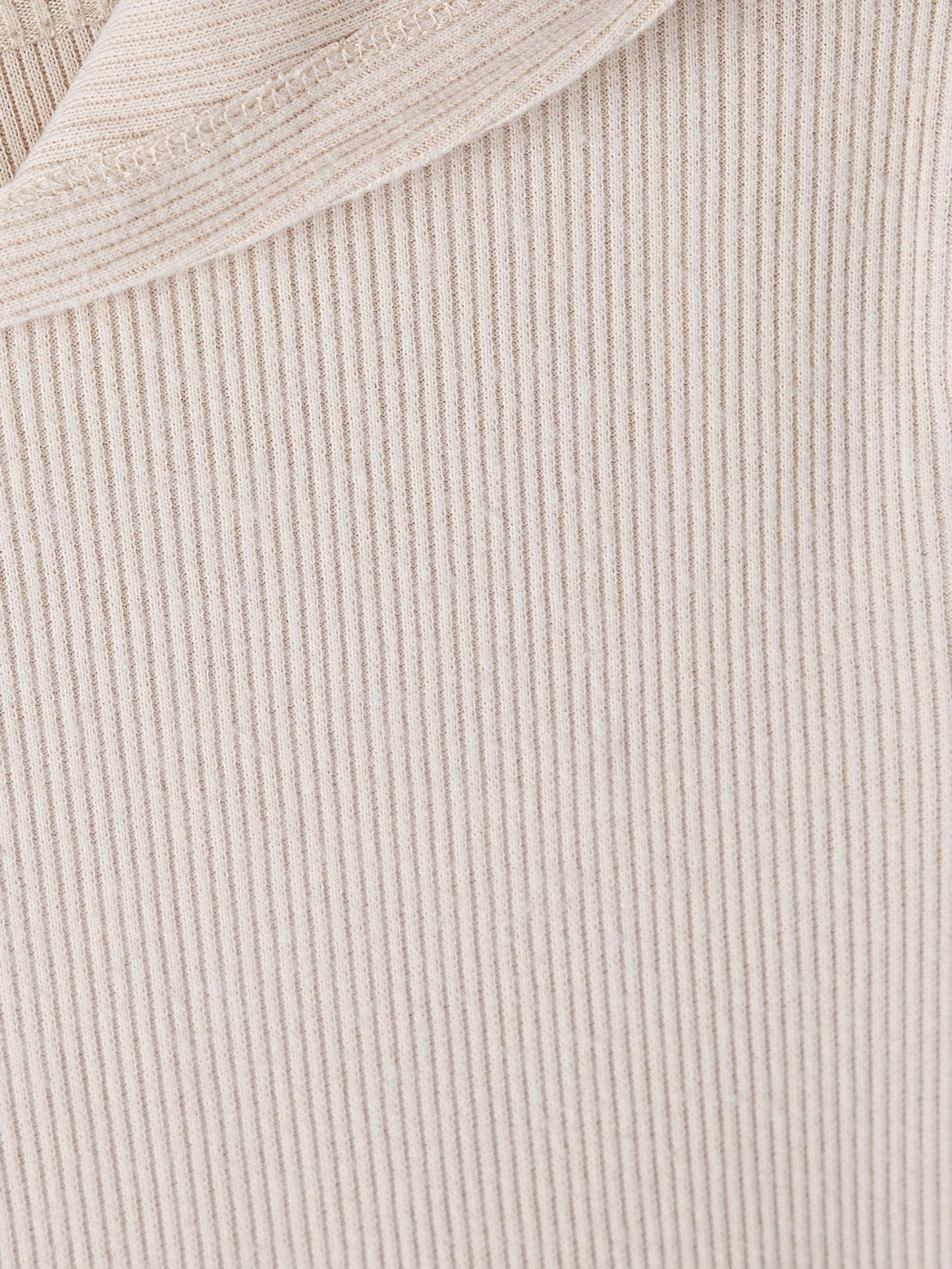 Ribbad topp - hoodie