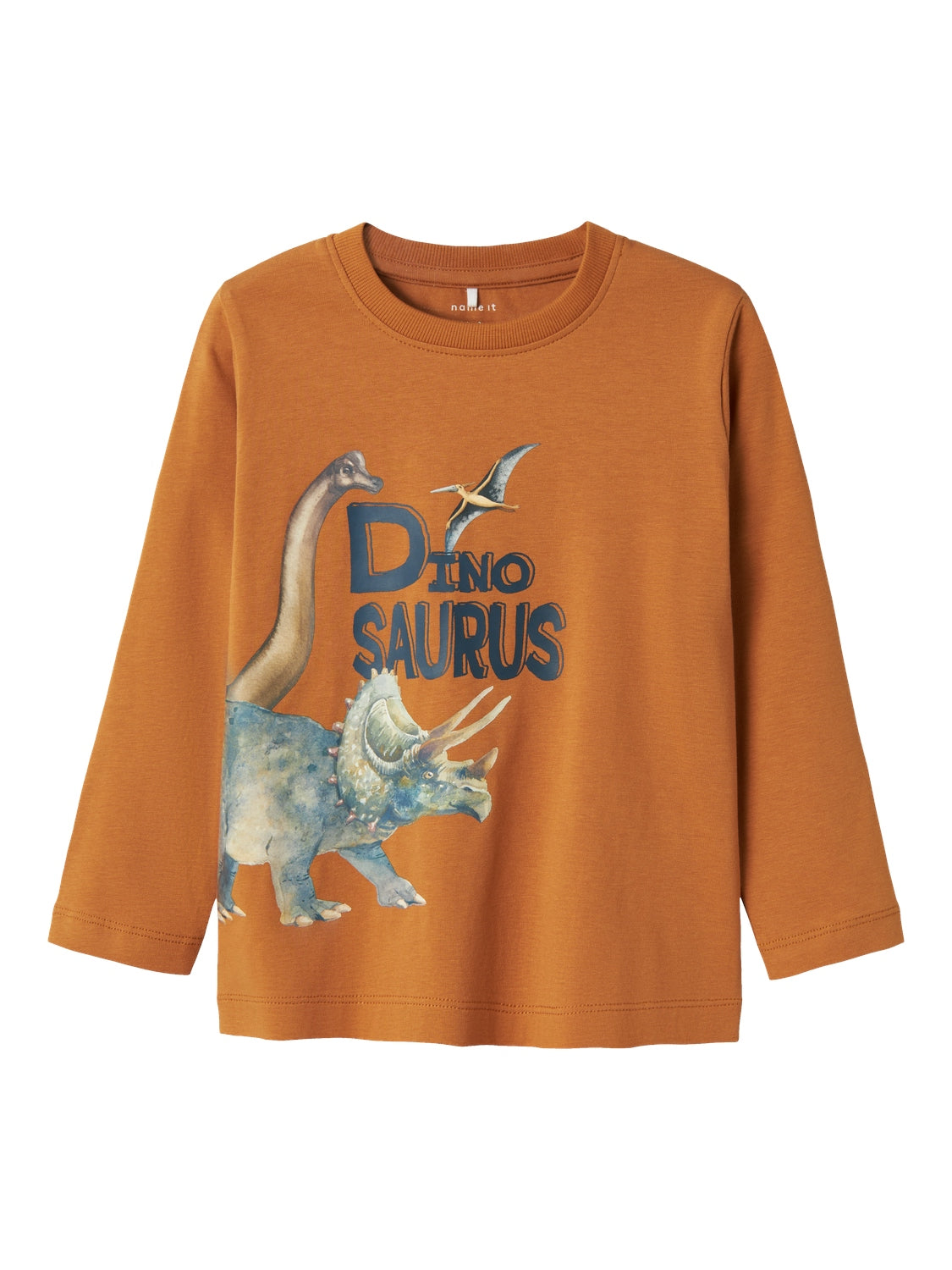 Långärmad dinosaurie t-shirt med fotoprint.