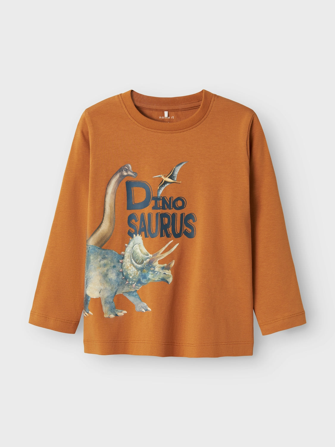 Långärmad dinosaurie t-shirt med fotoprint.