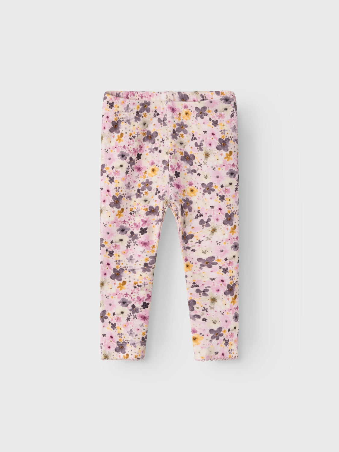 Söt baby legging i mjukaste kvalitet med små små blommor. Modal är så skönt på byxor för din bebis.