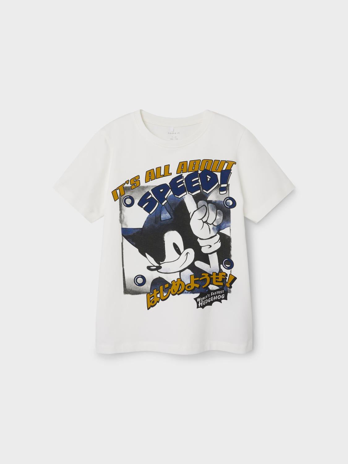 Kortärmad t-shirt med Sonic som är älskad av så många.