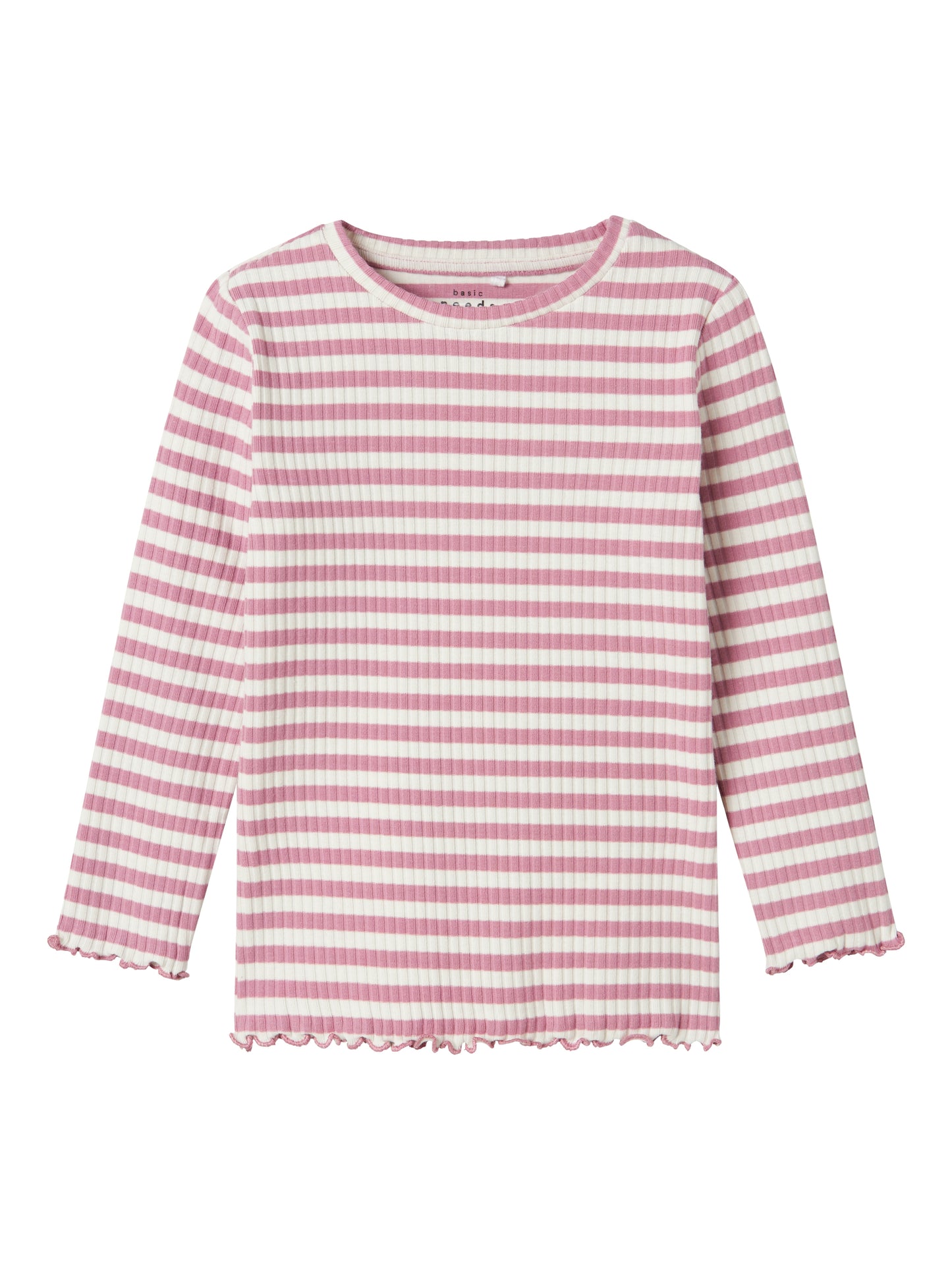 Långärmad randig tröja till flicka i rosa och vitt. Tunn ribbad långärmad t-shirt från Name it.
Produkttyp: Topp
Hals: Rund hals
Ärm: Lång ärm
Extra detaljer : Knappdetalj
Passform: Slim Fit