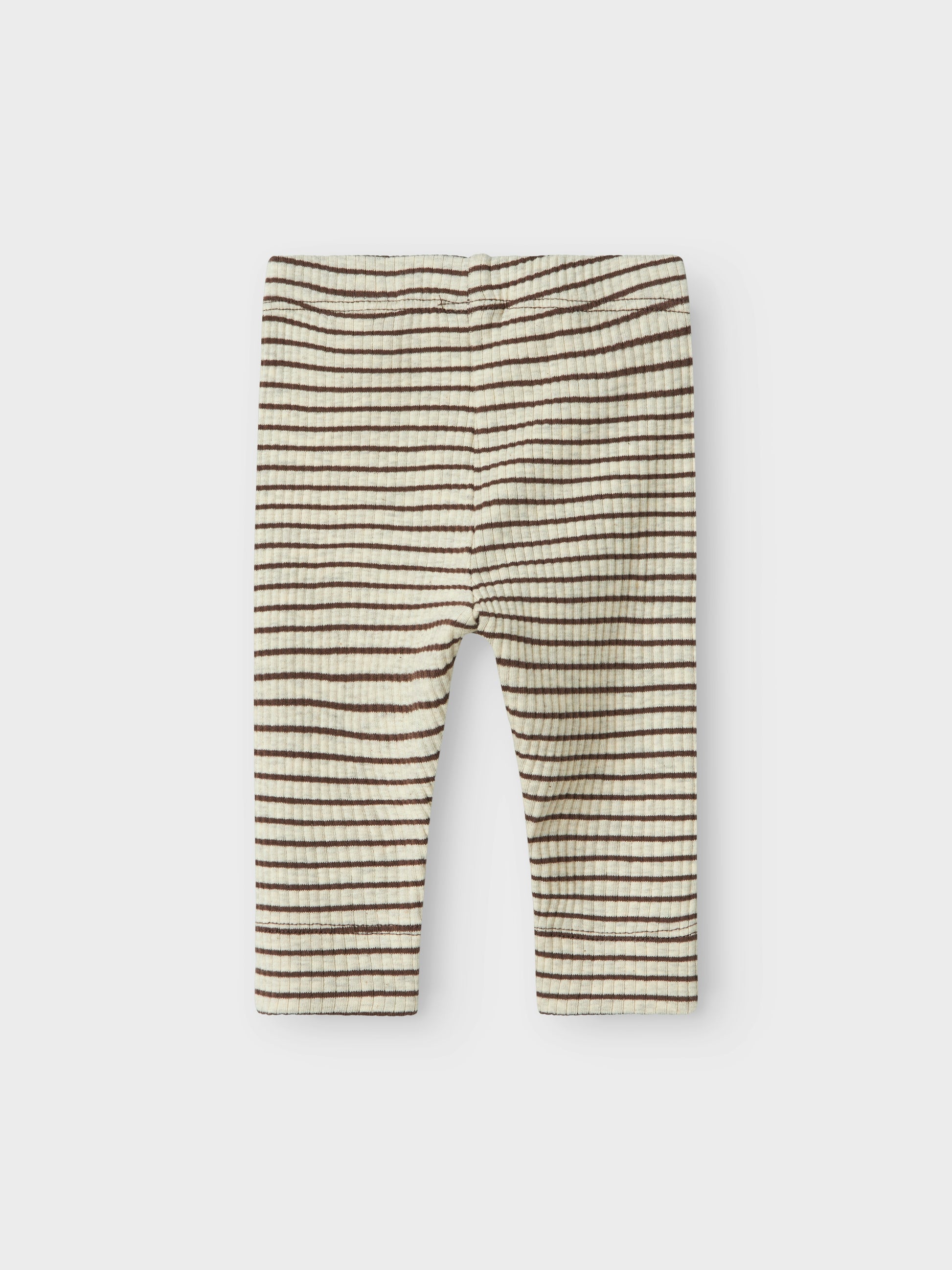 Randiga ribbade baby leggings i ekologisk bomull. Bebis byxor till pojke, liten kille från Name it NBMRABIUL