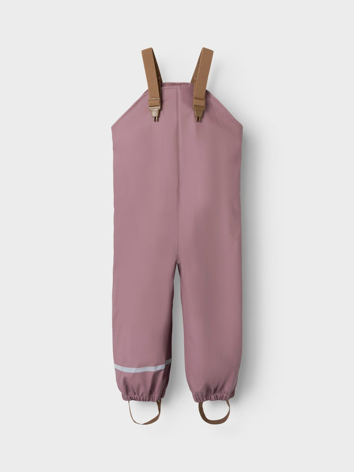 Name It Dry10 rosa vattentätt regnställ barn kids unisex med regnjacka och regnbyxa