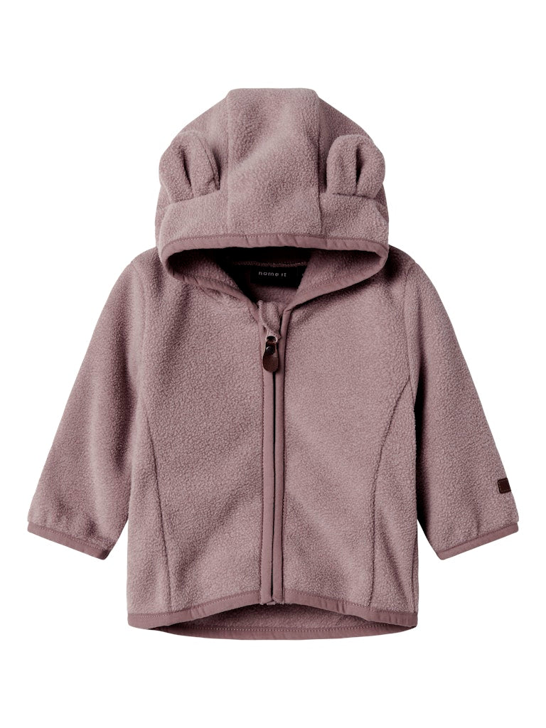 Rosa bebis fleece jacka till baby flicka. Sött fleecejacka med luva och öron.
NBNMEEKO FLEECE JACKET MELANGE
13243867