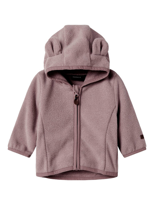 Rosa bebis fleece jacka till baby flicka. Sött fleecejacka med luva och öron.
NBNMEEKO FLEECE JACKET MELANGE
13243867