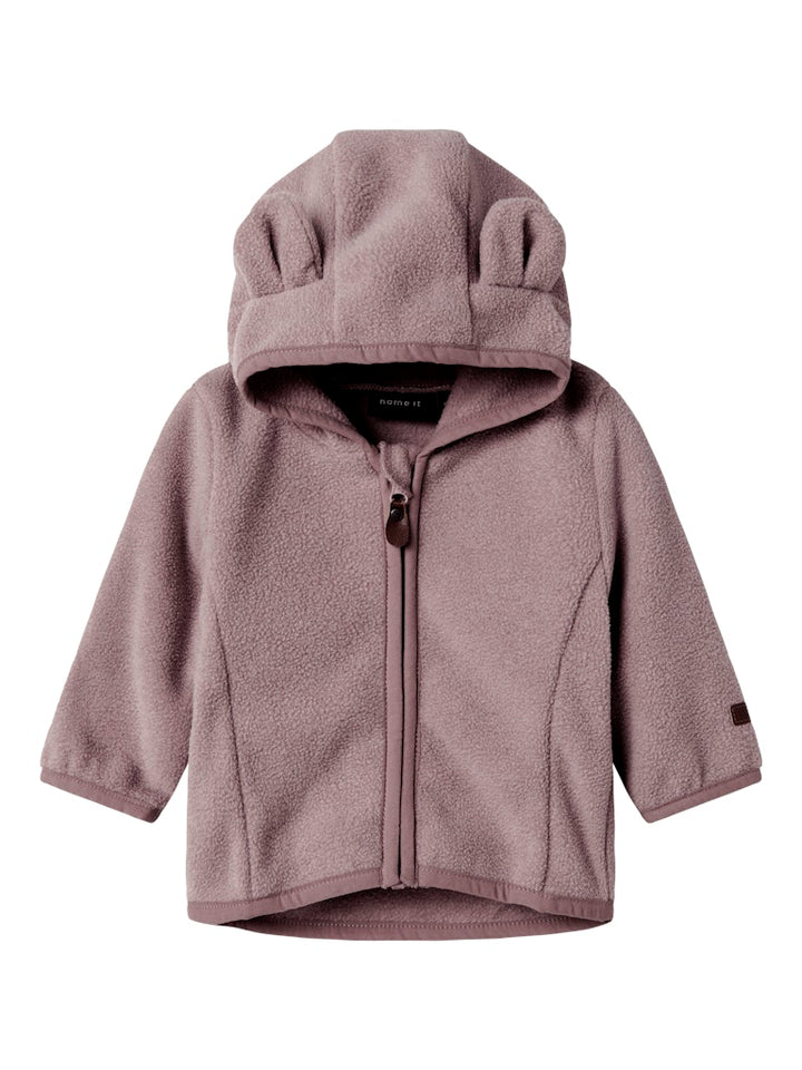 Rosa bebis fleece jacka till baby flicka. Sött fleecejacka med luva och öron.
NBNMEEKO FLEECE JACKET MELANGE
13243867