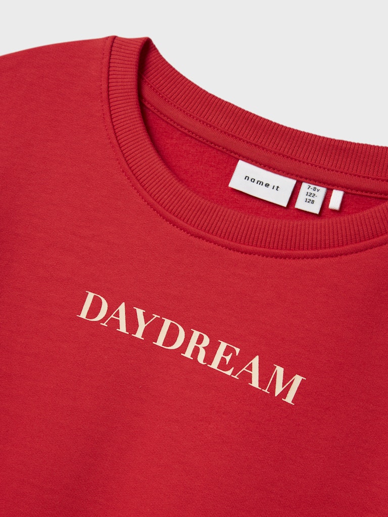 Röd sweat tröja med texten Daydream till tjej. Långärmad sweatshirt till flicka.
NKFNORIANA LS NREG SWE BRU PB
13244922