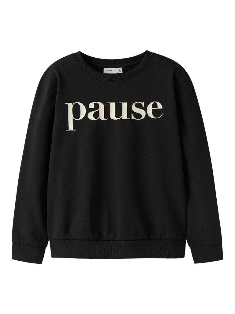 Svart sweat tröja med texten Pause till tjej. Långärmad sweatshirt till flicka.
NKFNORIANA LS NREG SWE BRU PB
13244922