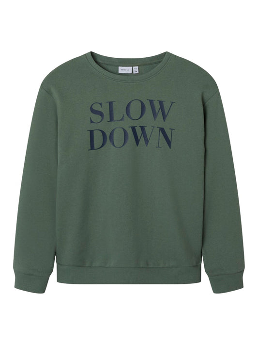 Grön sweat tröja till kille. Stilren sweatshirt till pojke.
NKMNELLO LS NREG SWE BRU PB
13244934