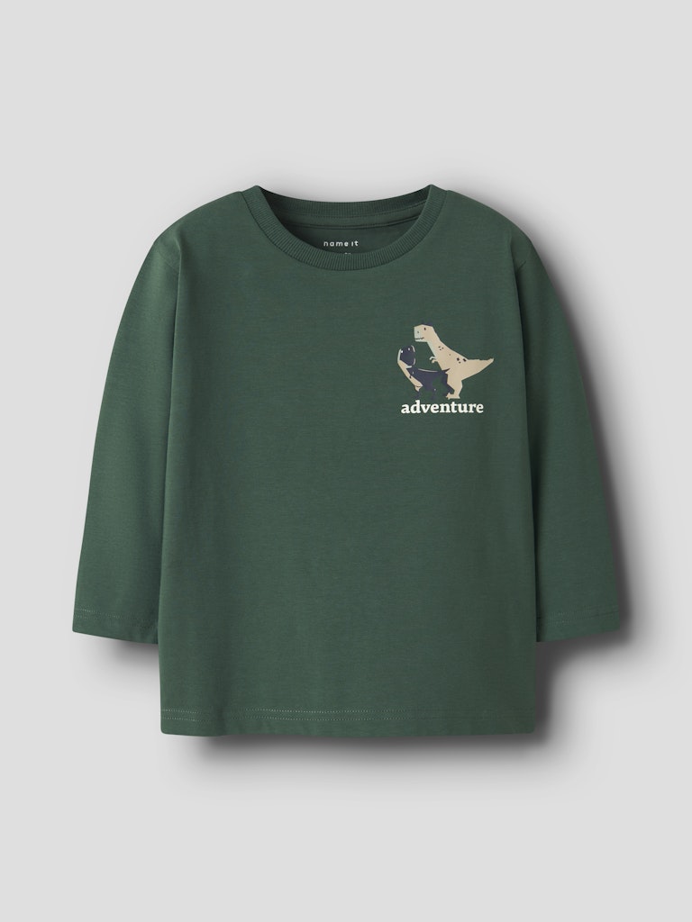 Grön långärmad tröja till pojke. Dinosaurie t-shirt i ekologisk bomull från Name it.
NMMNATHAN LS NREG TOP BOX
13246593