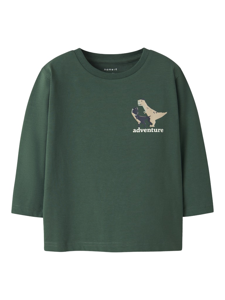 Grön långärmad tröja till pojke. Dinosaurie t-shirt i ekologisk bomull från Name it.
NMMNATHAN LS NREG TOP BOX
13246593