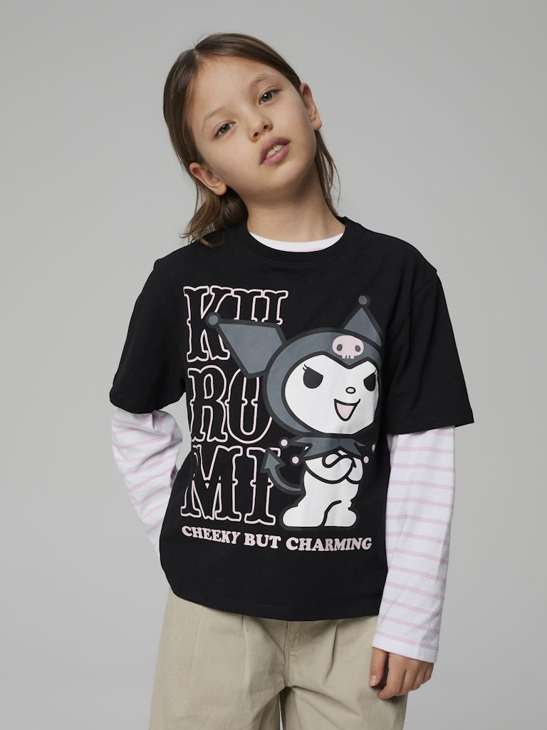 Kuromi t-shirt till flicka. Hallo Kittys bästa vän i kaxig snygg kortärmad tshirt.
NKFAKISA KUROMI SS NREG TOP BOX SKY
13247168