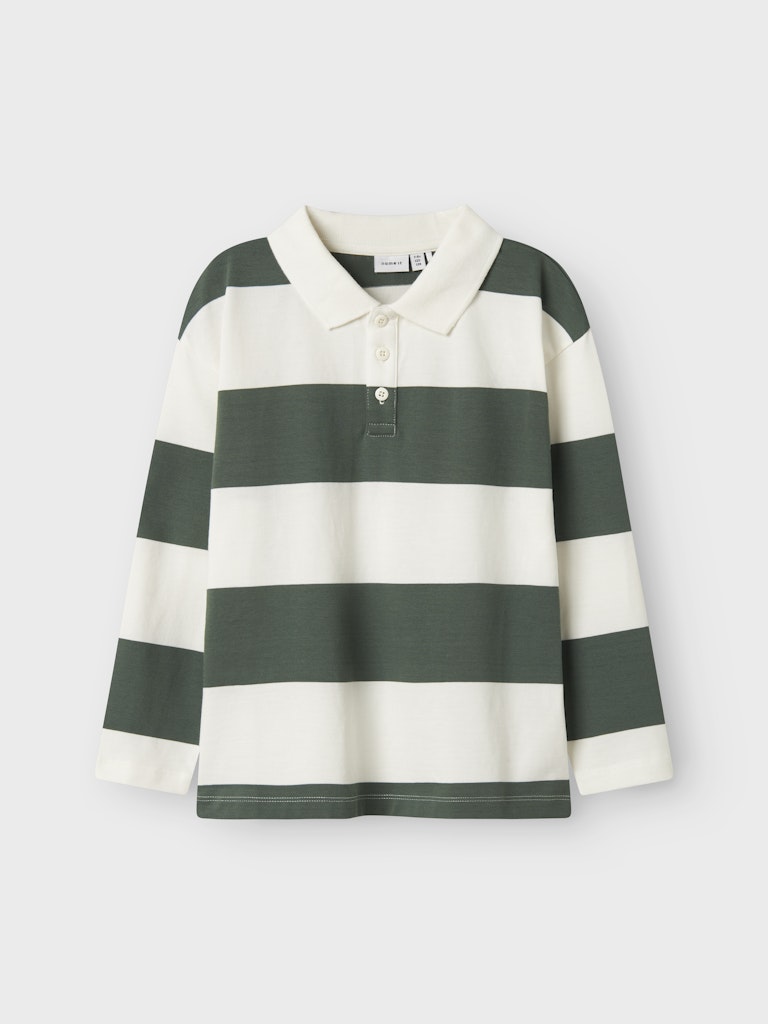 Vit och grön randig pike tröja till pojke. Piké tröja i ekologisk bomull till kille.
NKMNUTIVA LS RLX POLO
13247365