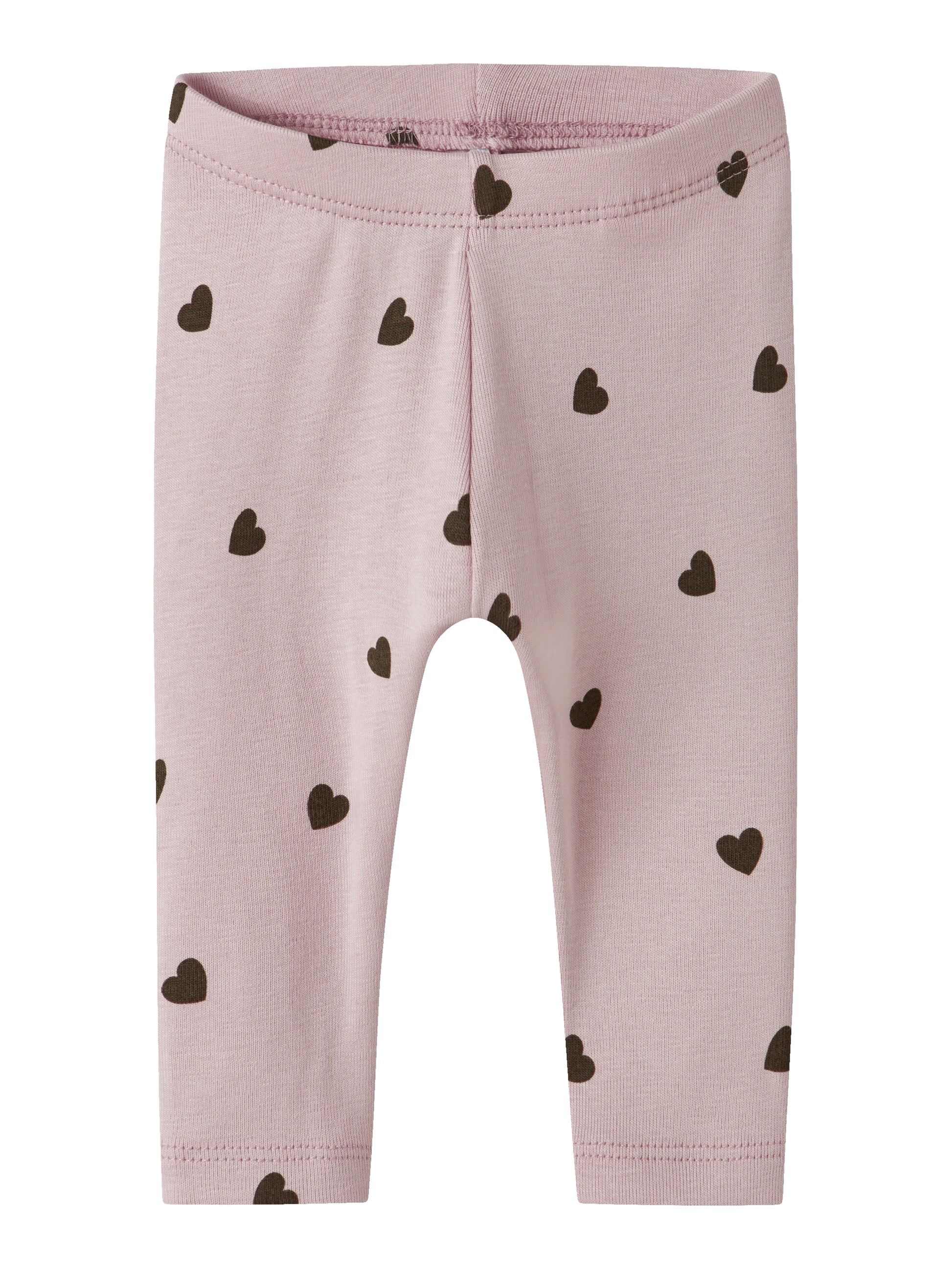 Rosa leggings med bruna små hjärtan till baby flicka. Ekologisk byxor i ribbad skön kvalitet från Name it.
NBFKHEART LEGGING
13249254