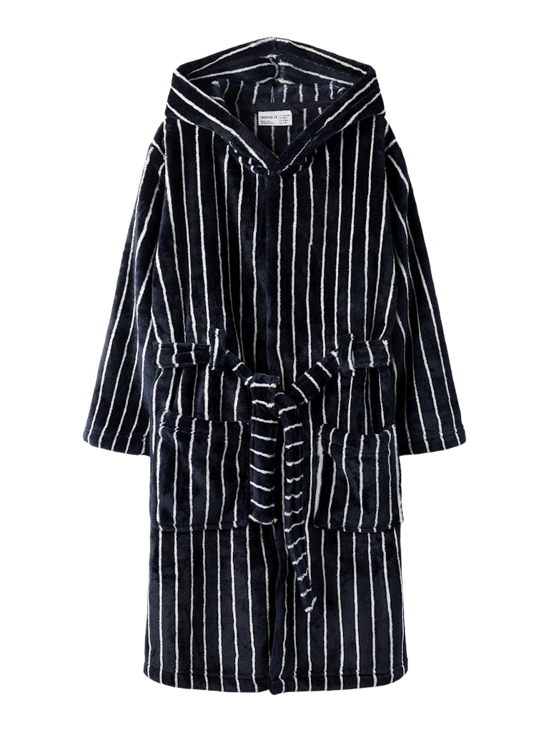 Blå randig fleece morgonrock till pojke. Mysig fleecemorgonrock till kille.
NKMRACER MORNING ROBE
13236087