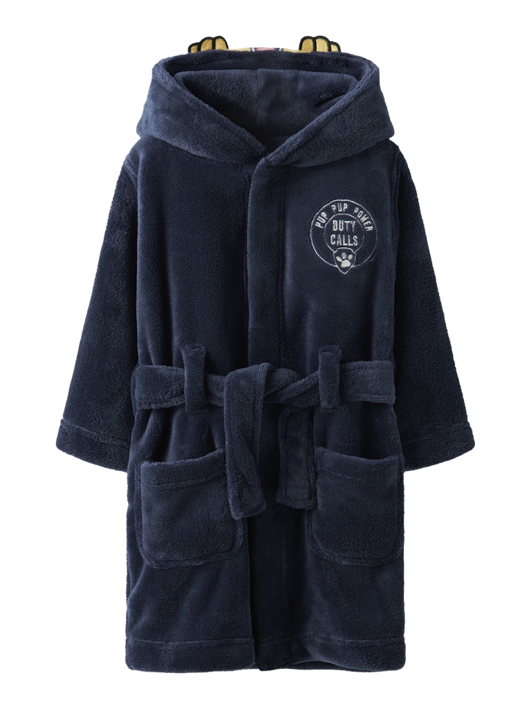 Blå mysig morgonrock till pojke. Paw Patrol hund badrock i velour till liten kille.
NMMNASIR PAW BATHROBE CPLG
13249637