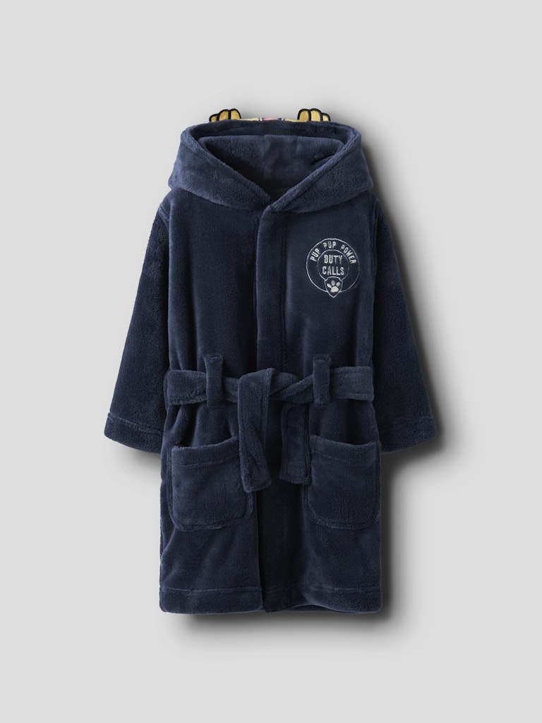 Blå mysig morgonrock till pojke. Paw Patrol hund badrock i velour till liten kille.
NMMNASIR PAW BATHROBE CPLG
13249637