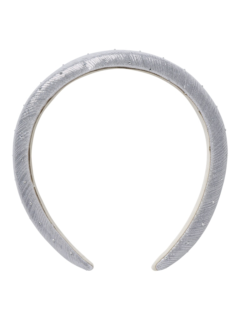 Silver färgat diadem, hårband med glitterprickar. Hår accessoar till tjej, barn och ungdom.
NKFRIGLITTER HAIRBRACE
13250371