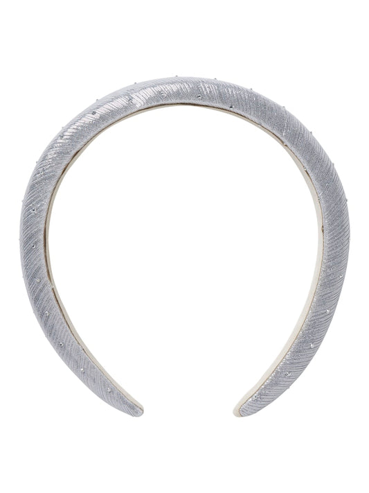Silver färgat diadem, hårband med glitterprickar. Hår accessoar till tjej, barn och ungdom.
NKFRIGLITTER HAIRBRACE
13250371
