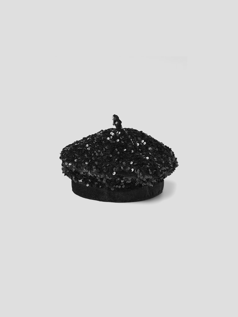 Trendig paljett basker till barn och ungdom tjej. Festlig hatt, mössa till flicka från Nameit.
NKFRIBBEANA BARET HAT
13250870