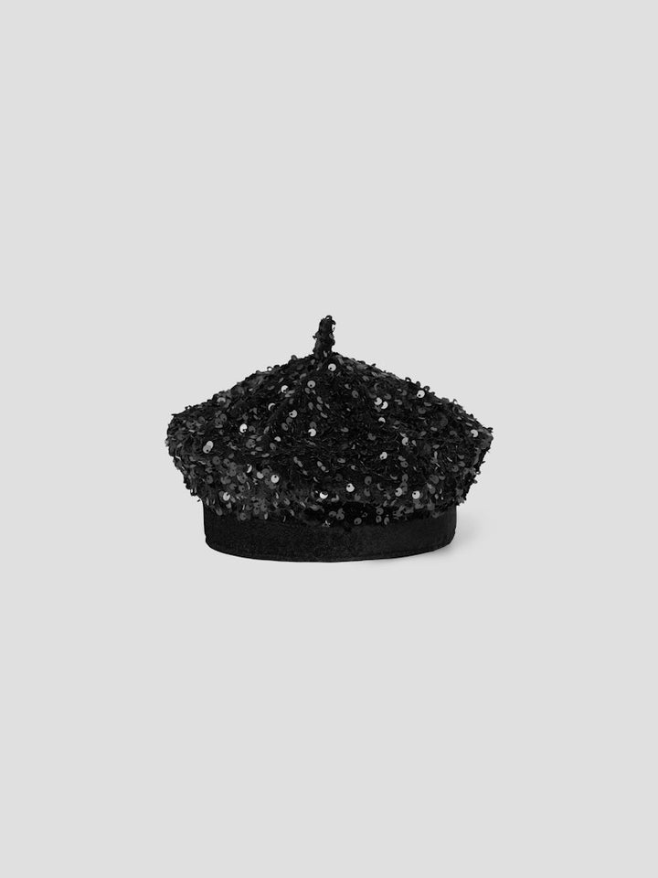 Trendig paljett basker till barn och ungdom tjej. Festlig hatt, mössa till flicka från Nameit.
NKFRIBBEANA BARET HAT
13250870