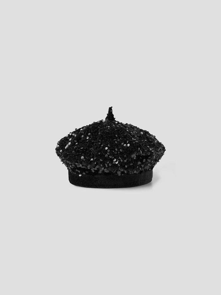 Trendig paljett basker till barn och ungdom tjej. Festlig hatt, mössa till flicka från Nameit.
NKFRIBBEANA BARET HAT
13250870