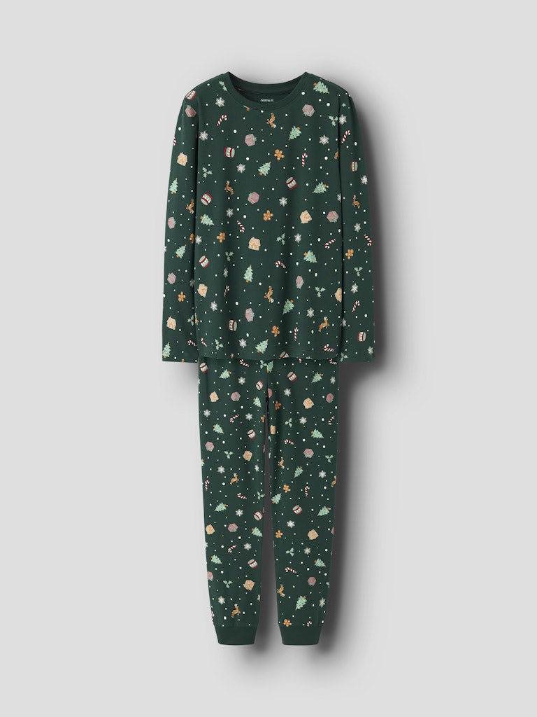 Grön jul pyjams till pojke och flicka. Julig pyjamas med jul motiv till tjej och kille.
NKNVISMAS LS NIGHTSET
13234977