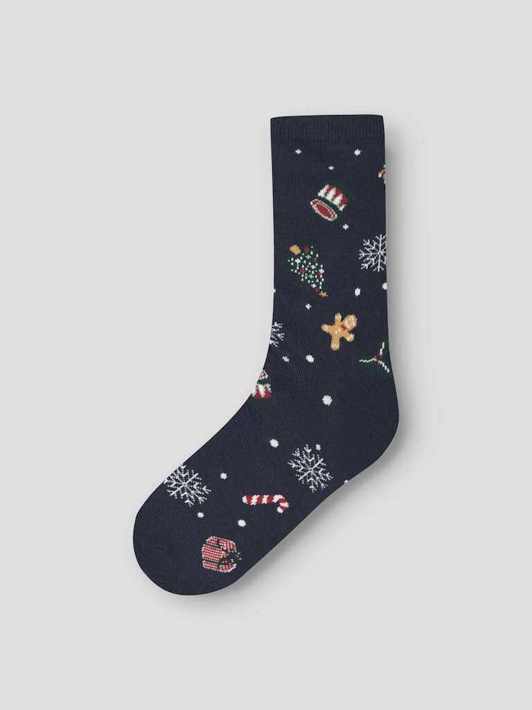 Roliga fina strumpor med jul motiv. Julstrumpa till flicka och pojke med polkagrisar, pepparkakor, julgranar mm till tjej och kille.
NKNVISMAS 3P SOCK
13250755