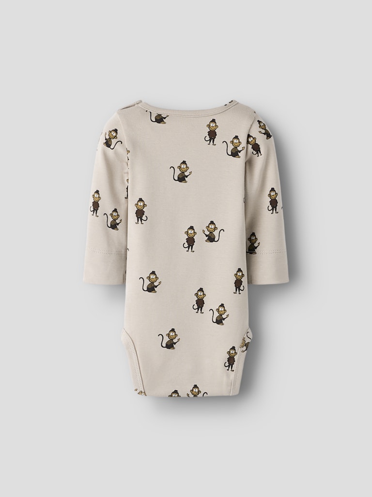 Beige apor body till bebis pojke och flicka. Söt unisex neutral babybody i ekologisk bomull från Name it.
NBMNILSSON LS XSL BODY
13254266
