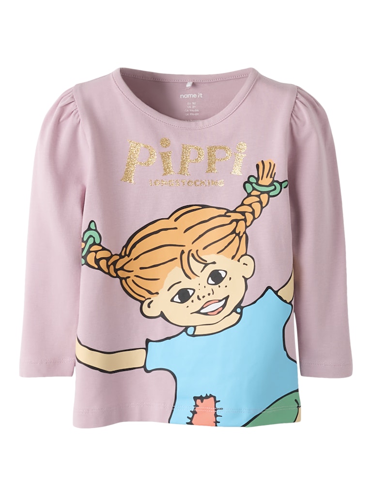 Rosa långärmad tröja med Pippi Långstrump på. Lekfull topp till flicka.
NMFSOLMA PIPPI LS TOP SKY
13254861