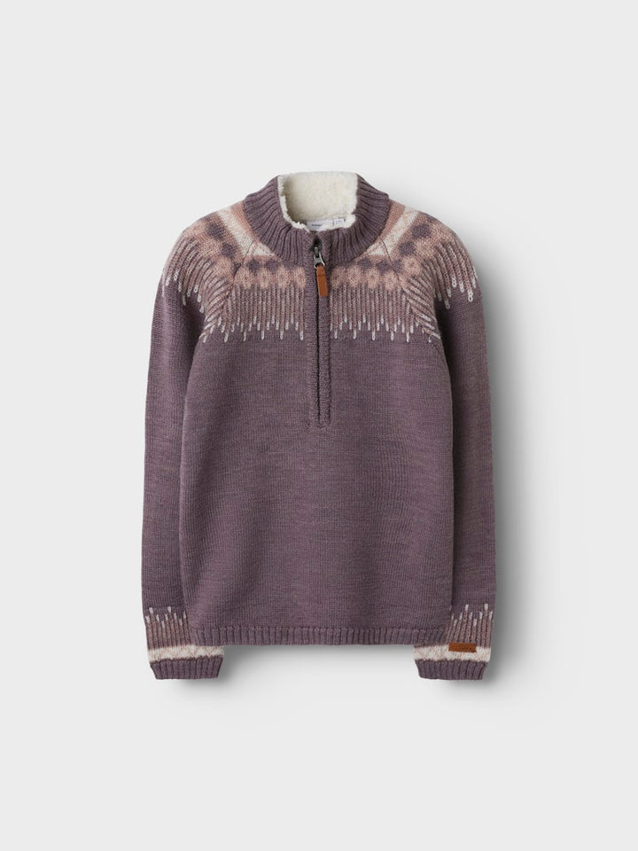 Stickad varm merino ull tröja till flicka. Tjej tröja mönstrad från Name it.
NKFWRISS WOOL LS KNIT TURTLENECK
13228562