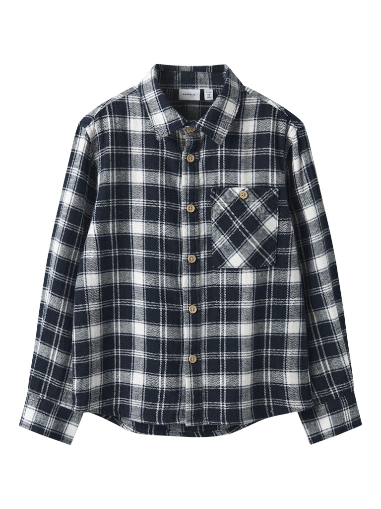 Blå rutig skjorta till pojke. Snygg flanellskjorta till kille barn och ungdom.
NKMSUNDA LS NREG SHIRT
13250464