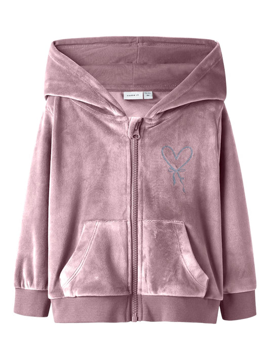 Rosa velour jacka till flicka. Tjej luvjacka, hoodie från Nameit.
NMFSELOUR LS NREG VEL CARD WH
13250481