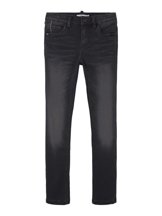 Snygg grå smal barn och ungdoms jeans till kille pojke. Väldigt mjuka jeans med mycket stretch. Älskad favorit byxa vi haft länge och ändå säljer lika bra hela tiden.


Produkttyp : X-slim fit jeans
Tyg : Denim är ett slitstarkt vävt tyg som finns i flera uttryck för en unik look
Midja : Vanlig midja
Tvätta/avsluta: Använd effekt för tecken
Stängning: Krokknapp och blixtlås
Extra detaljer:
-Etikett
-Nitar
- Justerbar midja
Fickor: 5-ficka stil med ett trendigt utseende