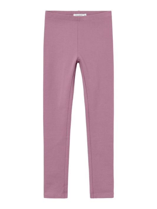 Rosa Sweatshirt leggings till flicka, tjej. Lite tjockare kvalitet på dessa byxor som är perfekt för en som vill ha sköna basplagg på sig. 