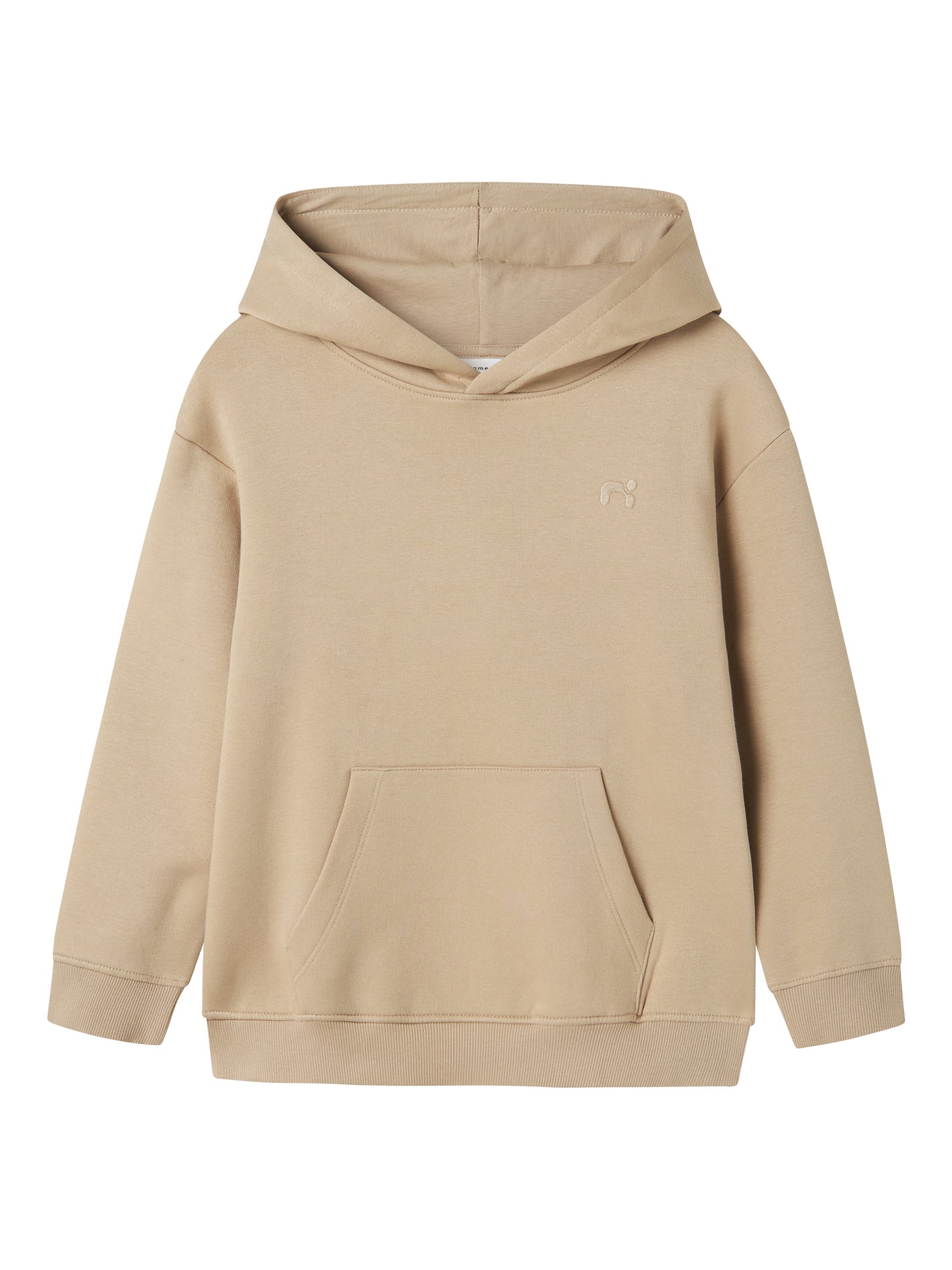 Beige hoodie i unisex modell som passar både flicka och pojke. Ungdom kläder luvtröja till kille och tjej. Snygg enfärgad hoodie i mjuk skön sweatshirt. Borstad insida för en härligare känsla.