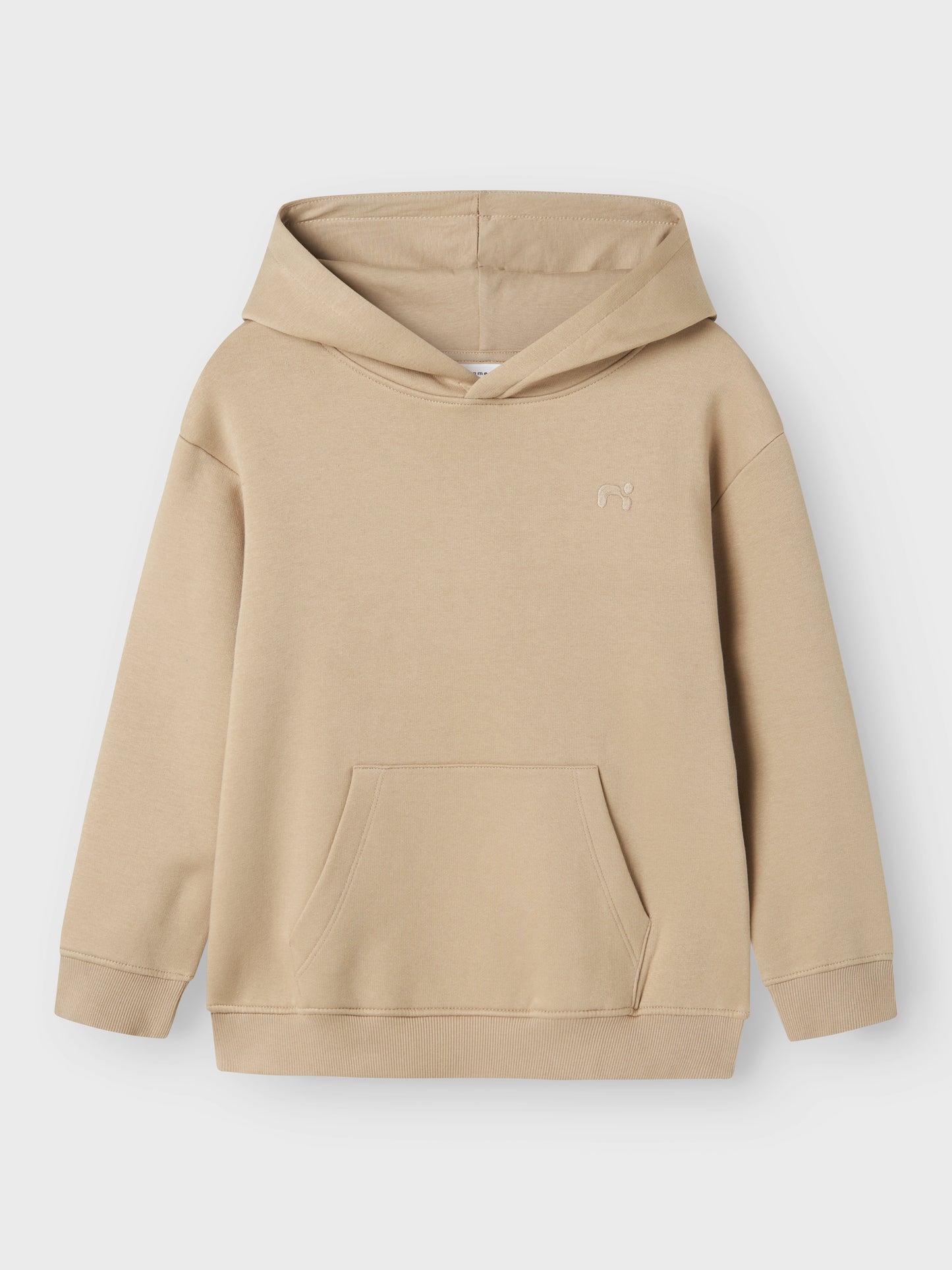 Beige hoodie i unisex modell som passar både flicka och pojke. Ungdom kläder luvtröja till kille och tjej. Snygg enfärgad hoodie i mjuk skön sweatshirt. Borstad insida för en härligare känsla.