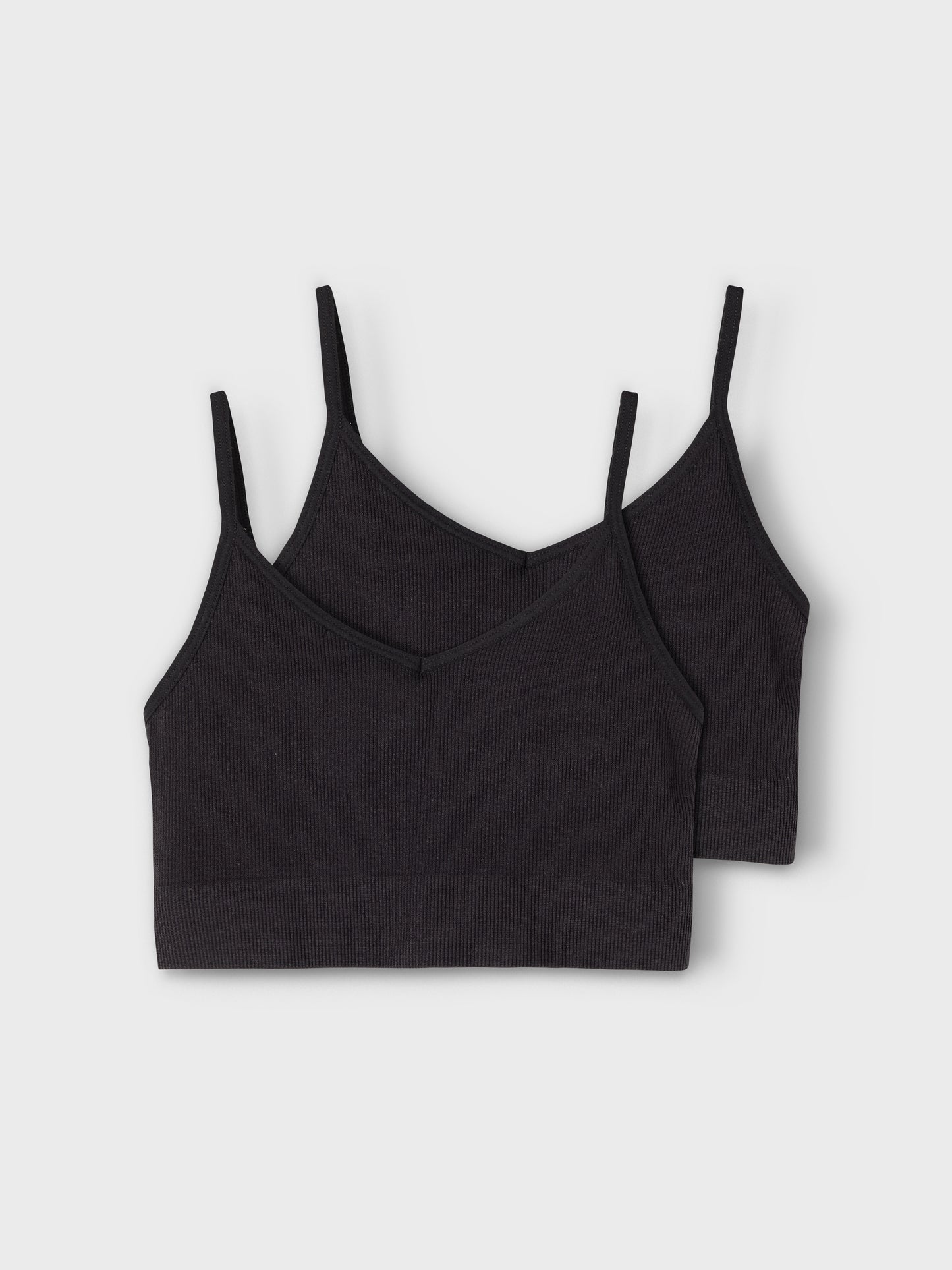 2 pack bh topp till tjej. Ungdomskläder underkläder tjej, flicka. Svart topp, bralette
NLFKAILEY RIB BRALETTE 2PACK NOOS
13223942