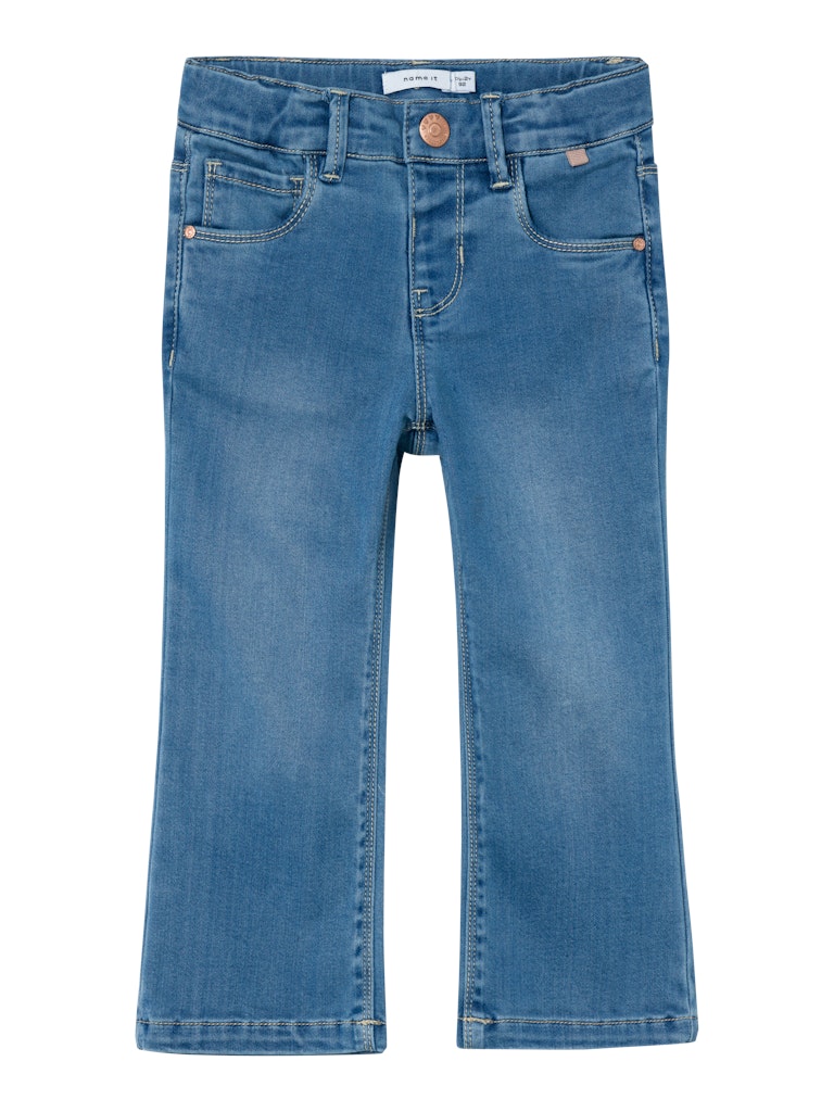 Blå väldigt mjuk barn jeans till flicka. Utsvängda flared jeans byxor till barn.
NMFSALLI BOOTCUT JEANS 8292-TO NOOS
13224658