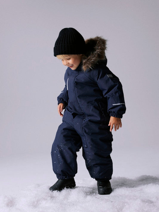 Blå Vinter Overall