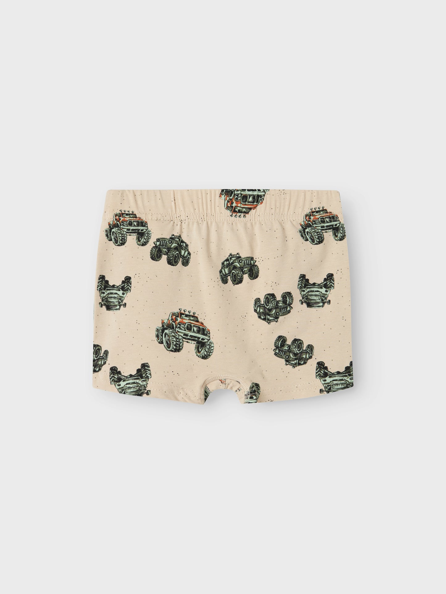 Barn kalsonger 3 pack till liten pojke. Boxershorts svart, grön och beige med bilar till kille.
NMMTIGHTS 3P PEYOTE MONSTER TRUCK NOOS
13232994