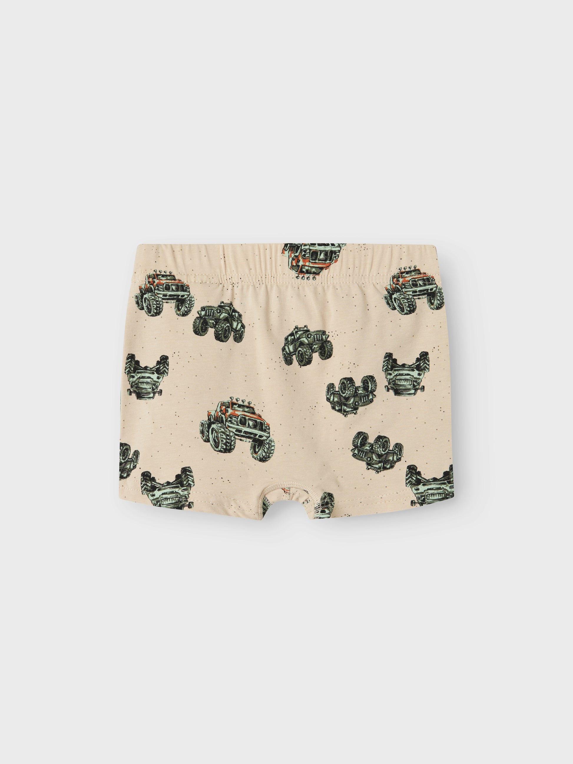 Barn kalsonger 3 pack till liten pojke. Boxershorts svart, grön och beige med bilar till kille.
NMMTIGHTS 3P PEYOTE MONSTER TRUCK NOOS
13232994