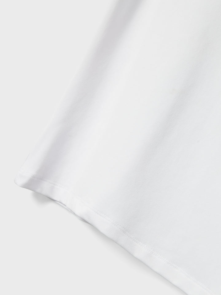 Vit enfärgad topp i lite blankt material till tjej. Vit kortärmad t-shirt till flicka från LMTD. Ungdom kläder till barn.
NLFDINCI SS SHORT S TOP NOOS
13238310