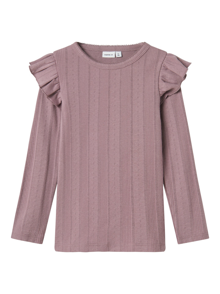 Söt needle drop topp till flicka. Lila tröja till liten tjej från Name it.
NMFJULIA LS SLIM TOP NOOS
13238724