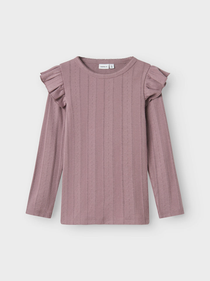 Söt needle drop topp till flicka. Lila tröja till liten tjej från Name it.
NMFJULIA LS SLIM TOP NOOS
13238724
